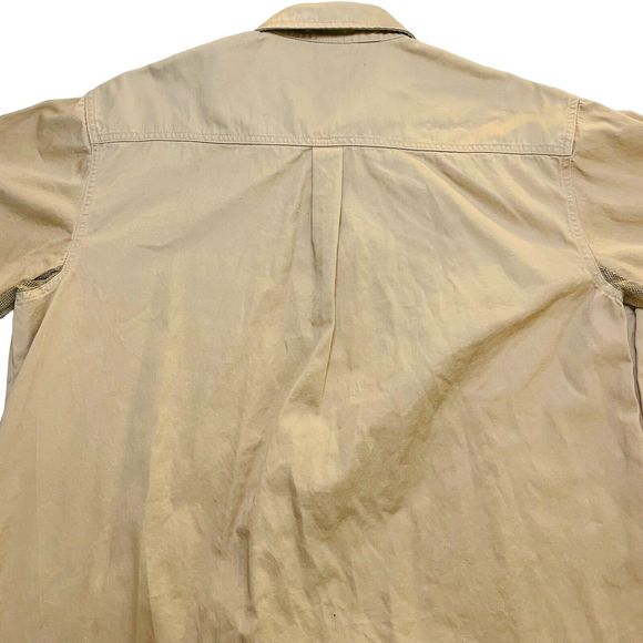 Flint River Outdoor Wear XXL Mens Hunting Shirt Tan w/Camo Right Rifle Padding - Picture 12 of 16